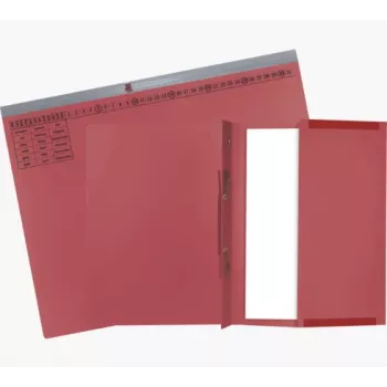 Exacompta 370203B klasický zakladač na spisy - kartón - červený - 320 g/m² - 265 x 316 mm - A4