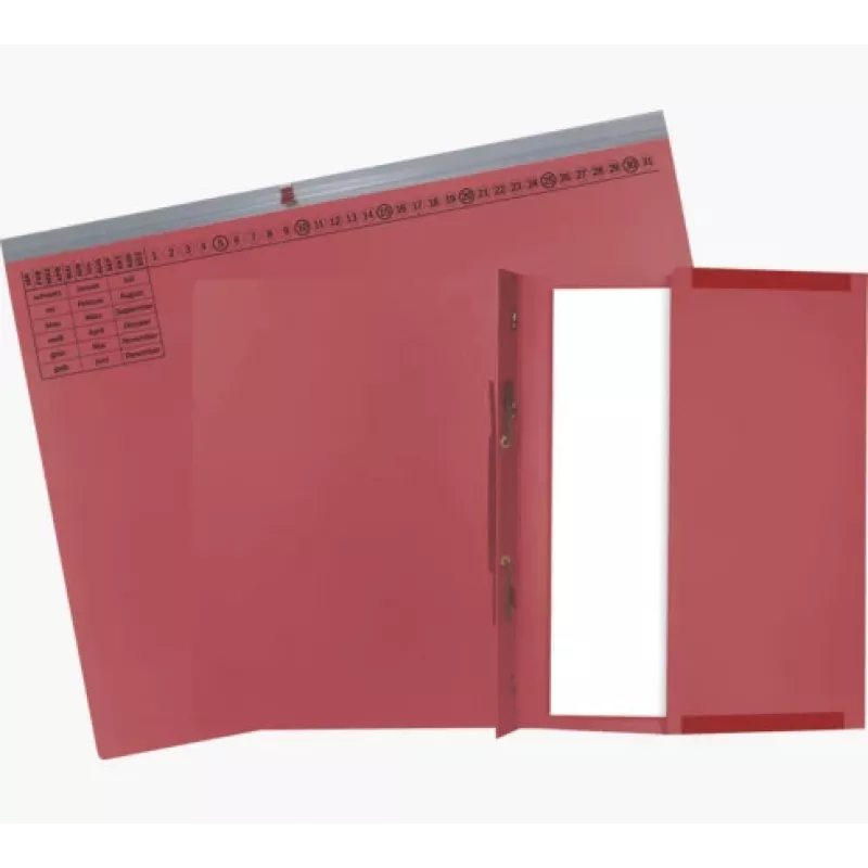 Exacompta 370203B klasický zakladač na spisy - kartón - červený - 320 g/m² - 265 x 316 mm - A4