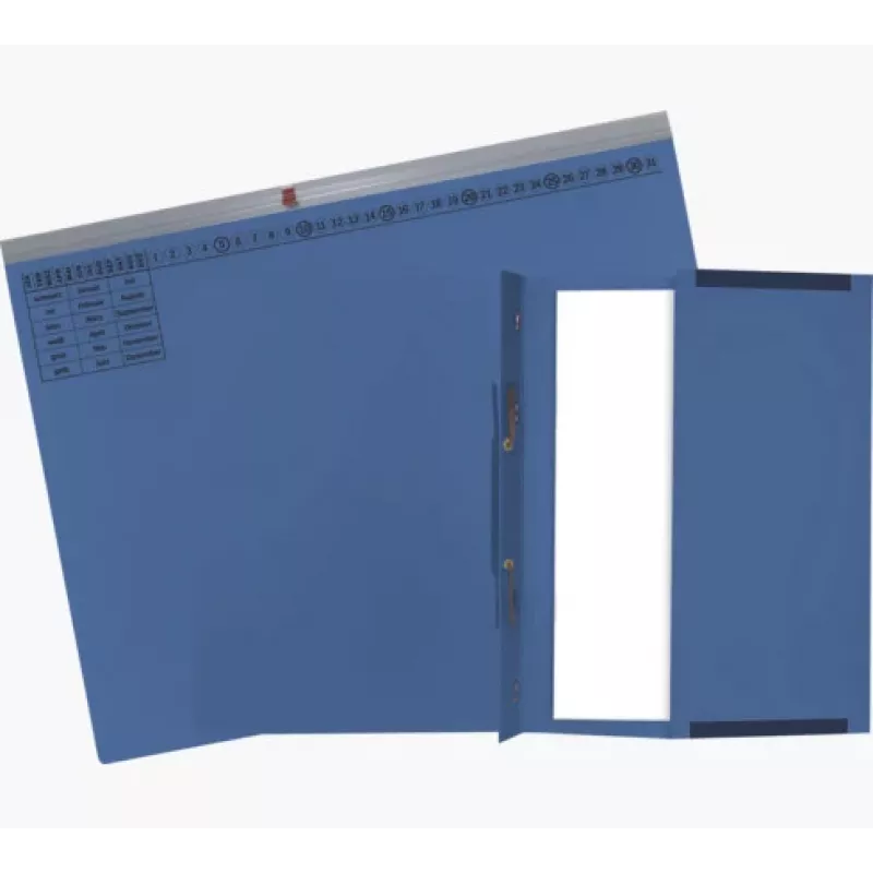 Exacompta 370207B klasický zakladač na spisy - kartón - modrý - 320 g/m² - 265 x 316 mm - A4