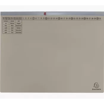 Exacompta 370210B zakladač - kartón - sivá - 320 g/m² - 265 x 316 mm - A4