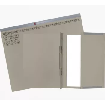 Exacompta 370210B zakladač - kartón - sivá - 320 g/m² - 265 x 316 mm - A4