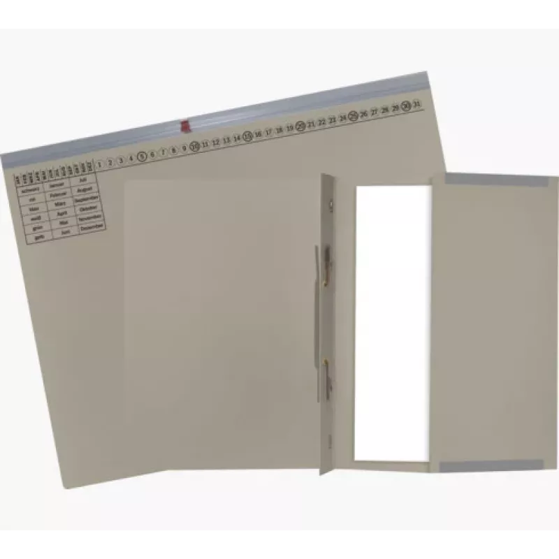 Exacompta 370210B zakladač - kartón - sivá - 320 g/m² - 265 x 316 mm - A4