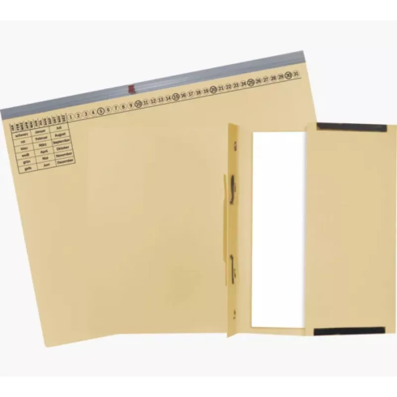 Exacompta 370222B zakladač - kartón - 320 g/m² - 265 x 316 mm - modrá - 1 ks