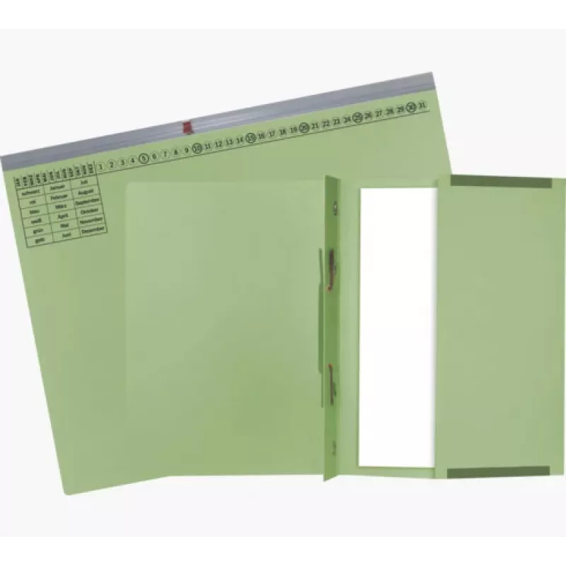 Exacompta 370225B zakladač - kartón - zelená - 320 g/m² - 265 x 316 mm - A4