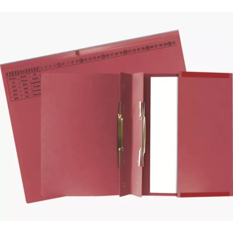 Exacompta 370303B klasický zakladač - kartón - červená - 320 g/m² - 265 mm - 316 mm