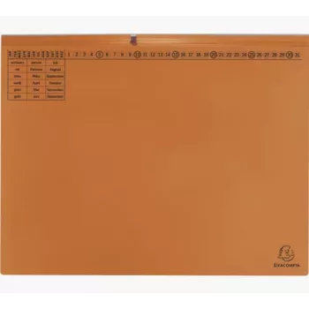 Exacompta 370309B elastická zakladacia mapa - A4 - kartón 320 g/m² - oranžová