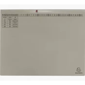 Exacompta 370310B - klasický zakladač - kartón - sivá - 320 g/m² - 265 x 316 mm - A4