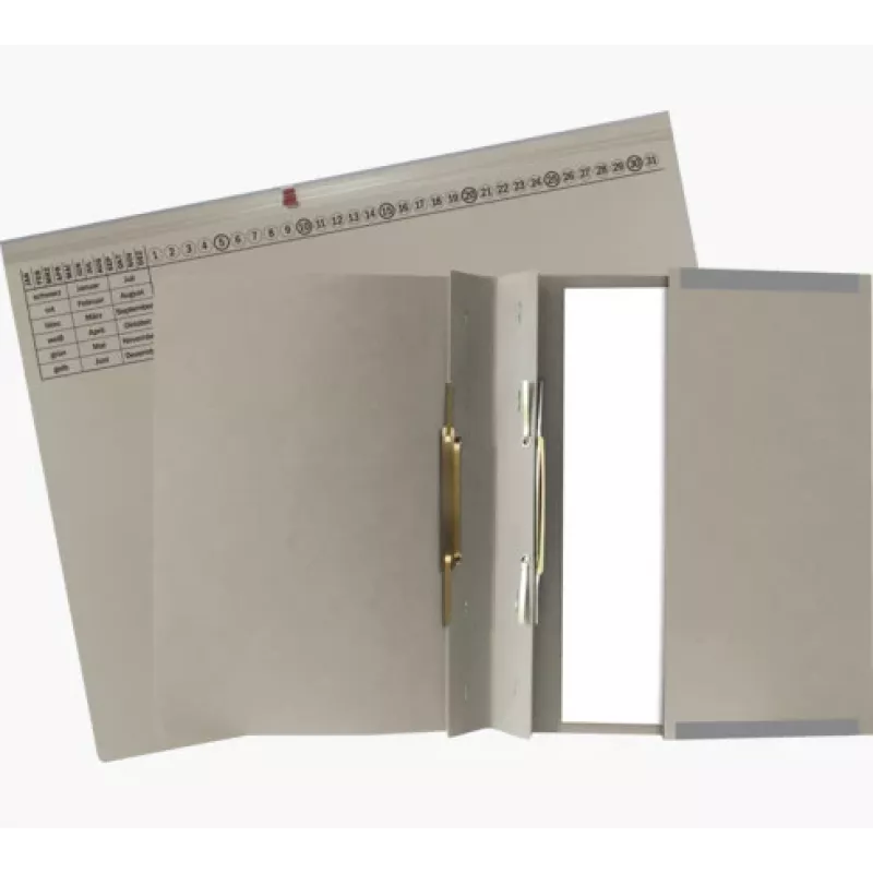Exacompta 370310B - klasický zakladač - kartón - sivá - 320 g/m² - 265 x 316 mm - A4