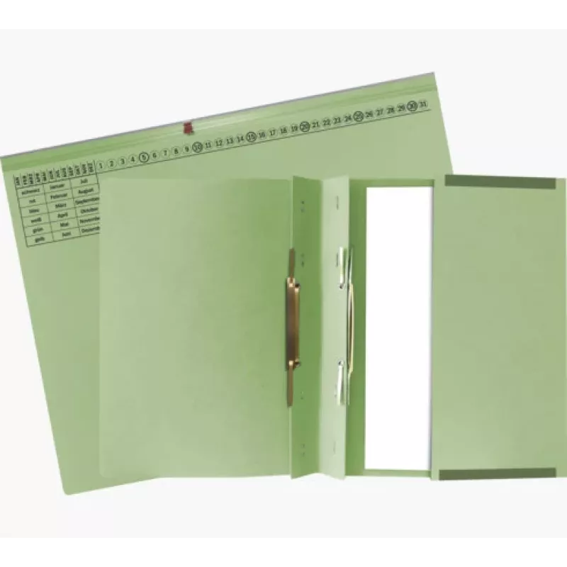 Exacompta 370325B zakladač - kartón - zelená - 320 g/m² - 265 x 316 mm