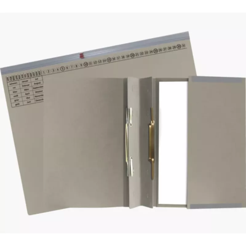 Exacompta 370410B pákový zakladač A4 80 mm chrbát sivá kartón 320 g/m²