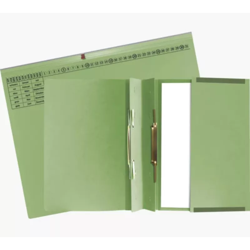 Exacompta 370425B rýchloviazač A4 kartón zelená 320 g/m² kovová spona