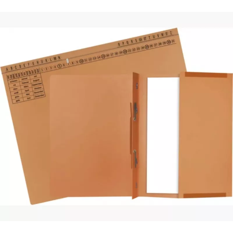 Exacompta 371109B zakladač - kartón - oranžová - 320 g/m² - 265 x 316 mm