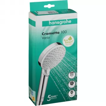 Hansgrohe Crometta Vario EcoSmart ručná sprcha biela/chróm