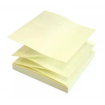 inFO Z-Fold samolepiace lístočky žlté 1 blok