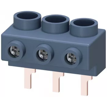 SIEMENS SIRIUS 3RV1915-5A napájacia svorka, 3-pólová, skrutková svorka, 690 V, IP20
