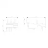Siemens SIRIUS spojovací modul 3RA1921-1 pre 3RV1.2 a 3RT101