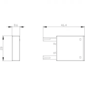 Siemens obmedzovač prepätia 24-48VAC 24-70VDC 3R