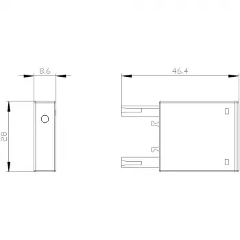 Siemens obmedzovač prepätia 3RT2916-1LM00, varistor, 24 V AC/DC, pre SIRIUS 3RT2 stýkač veľkosť S00