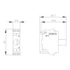 Siemens SIRIUS ACT LED modul s integrovanou LED AC/DC 24V biely