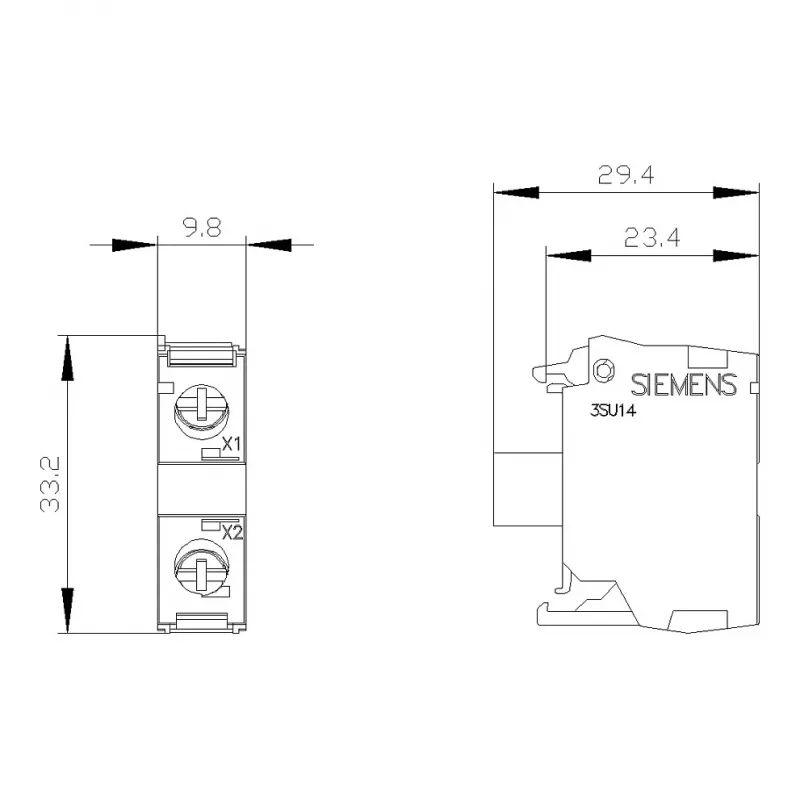 Siemens SIRIUS ACT LED modul s integrovanou LED AC/DC 24V biely
