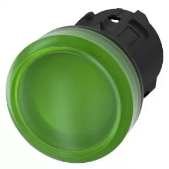 Siemens SIRIUS ACT 3SU1001-6AA40-0AA0 zelená LED indikačná lampa 22mm okrúhla 24V AC/DC skrutková svorka