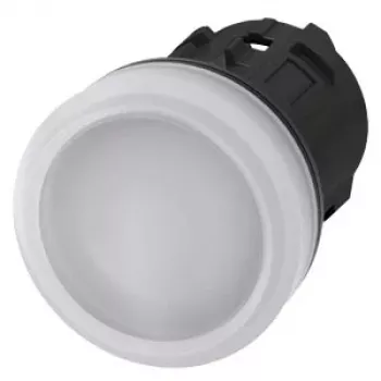 Siemens SIRIUS ACT 3SU1001-6AA60-0AA0 signálne svetlo, biela šošovka, 24V LED, 22 mm okrúhle, skrutková svorka