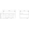 Siemens SIRIUS 3RT2 kryt svoriek pre rámové svorky 3-pólový 3RT29364EA2