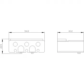 Siemens SIRIUS 3RT2 kryt svoriek pre rámové svorky 3-pólový 3RT29364EA2
