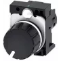 Siemens 3SU1200-2PS10-1AA0 SIRIUS ACT potenciometer 10 kOhm, 22 mm, čierny, skrutkovacia svorka
