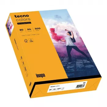 Papyrus TECNO Colors Medium Orange A4 kopírovací papier 80 g/m² 500 listov