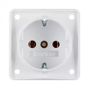 Berker SCHUKO zásuvka 941852502 polárna biela matná