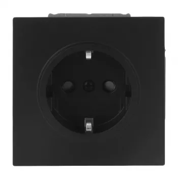 Busch-Jaeger SCHUKO zásuvka 20 EUCB-45M Safety+ Black Matt