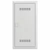 Striebel & John UK648MV Media VT UP Patch Panel 4 Rows Ventilated Transparent Door White