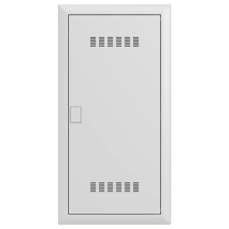 Striebel & John UK648MV Media VT UP Patch Panel 4 Rows Ventilated Transparent Door White