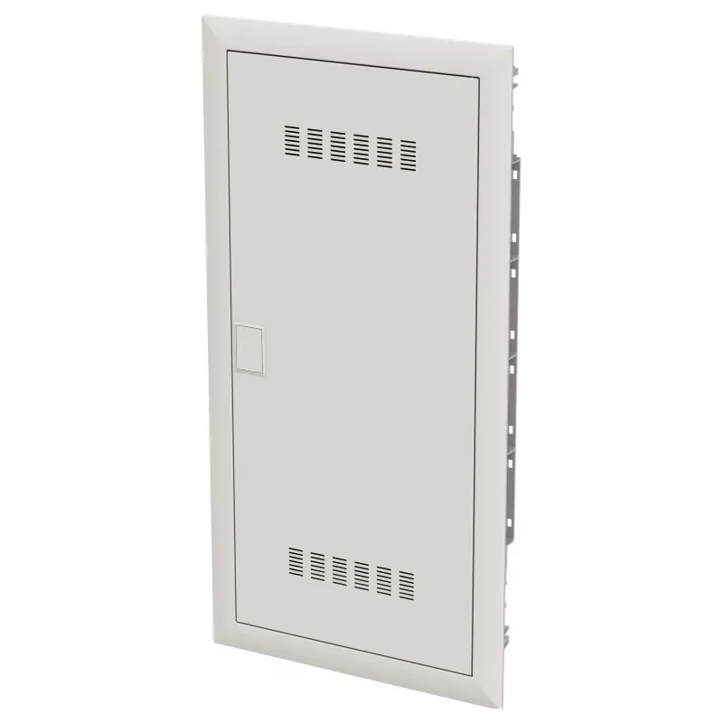 Striebel & John UK648MV Media VT UP Patch Panel 4 Rows Ventilated Transparent Door White