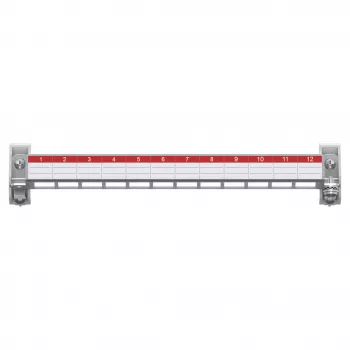 Striebel & John ZEP12 patch panel 12 modulov E-Dat bez Keystone 2CPX054072R9999