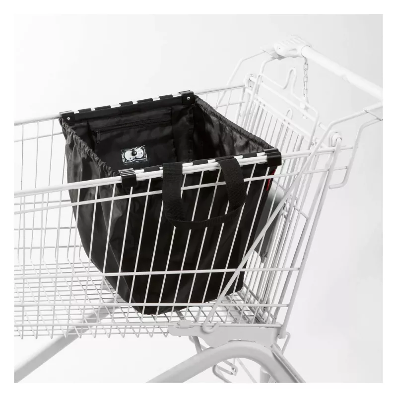 Reisenthel Easyshoppingbag čierna - 30L nákupná taška s uchytením na vozík