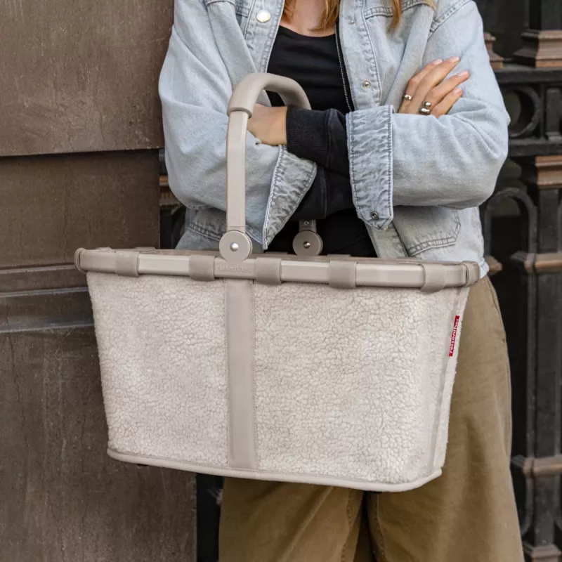 Reisenthel Carrybag Teddy Sand (BK1042) - nákupný košík, 22L, recyklovaný polyester