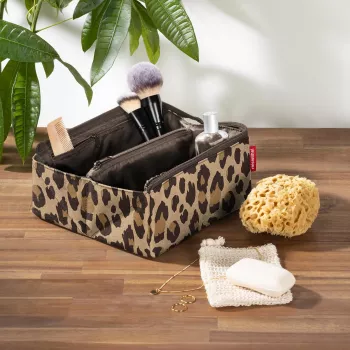 Reisenthel Necessaire Fold Case kozmetická taška béžová/čierna (MN6048)