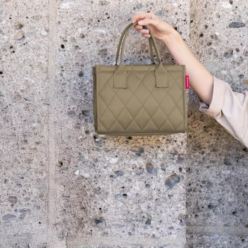 Reisenthel dailyshopper XS rhombus olive mini nákupná taška