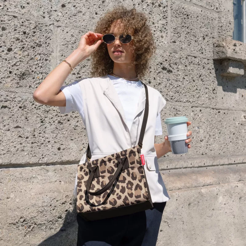 Reisenthel dailyshopper XS Leo Macchiato nákupná taška