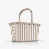 Reisenthel Carrybag Summerstripes Coffee nákupný košík 22L