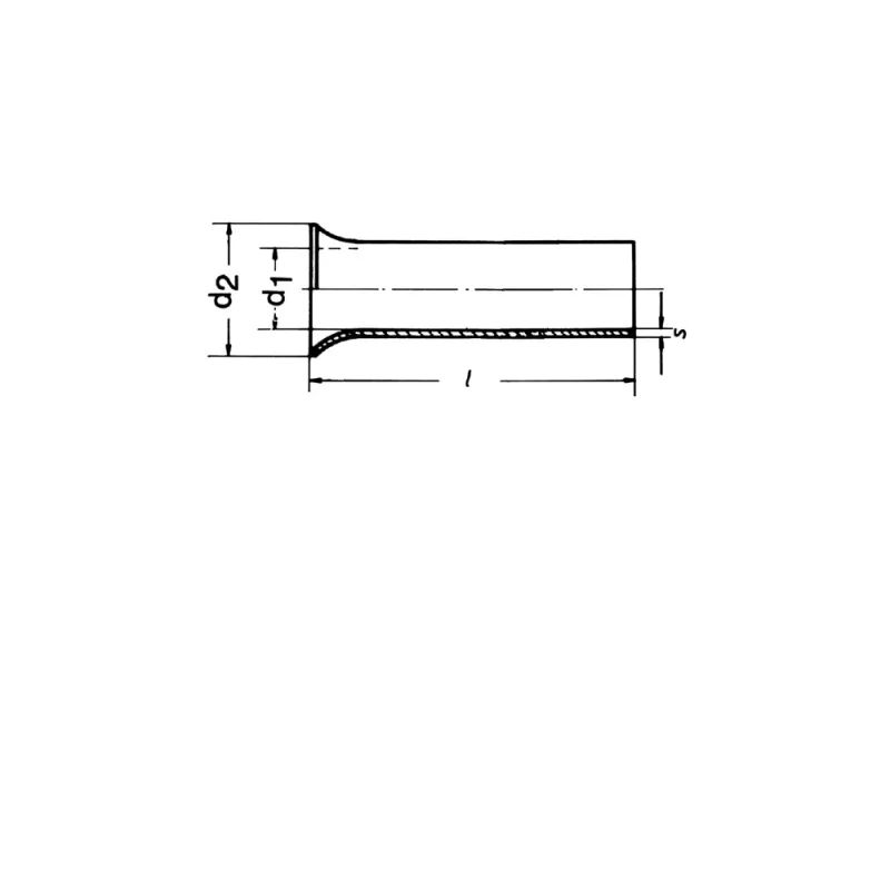 Klauke 7412V Dutinka, 4 mm², 12 mm, meď
