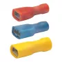 Klauke 720V plne izolovaná plochá konektorová objímka 6,3 mm x 0,8 mm červená 1 ks