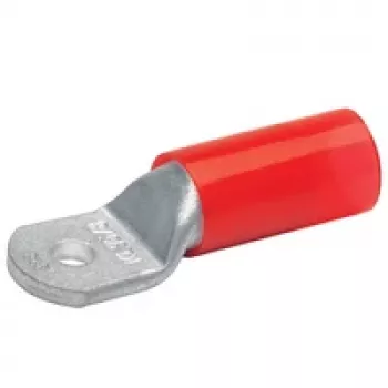 Klauke 605R12 izolované rúrkové káblové oko, 35 mm², M12, červené, pocínovaná meď, rovné, polyamid