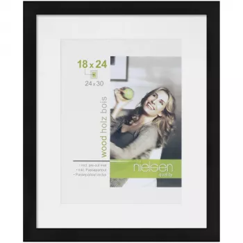 NIELSEN DESIGN Apollon čierny 24x30 drevený rám na obrázky 8988006