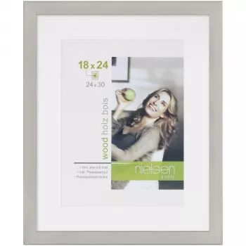 NIELSEN DESIGN Apollon strieborný 24x30 drevený rám na obrázky