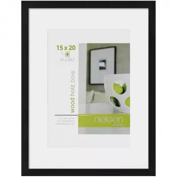 NIELSEN DESIGN Apollon Black Drevený rám na fotografiu A4 21x29,7 cm 8988046
