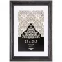 NIELSEN DESIGN Accent Vintage rám na obrázky DIN A4 21x29,7 cm drevo čierny