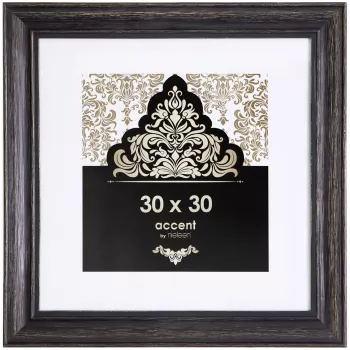NIELSEN DESIGN Accent Vintage 30x30 drevený rám na obrázky čierny